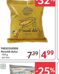 FRESCOVERDE Porumb dulce 400 g