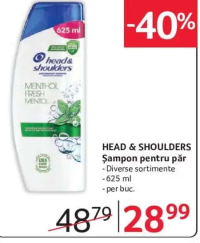 Head & Shoulders Șampon pentru păr 625 ml
