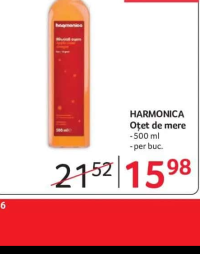 HARMONICA Oțet de mere 500 ml