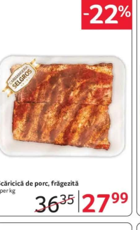 SELGROS Scăricică de porc, frăgezită - per kg