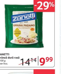 ZANETTI Brânză dură rasă 100 g