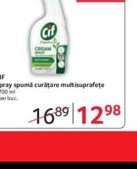 CIF Spray spumă curățare multisuprafețe 700 ml