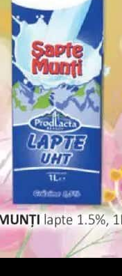ȘAPTE MUNȚI lapte 1.5%, 1L, UHT
