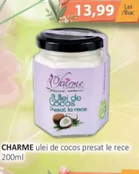 CHARME ulei de cocos presat le rece 200ml