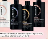 SYOSS Intense Keratin balsam de păr/șampon Curls, Intense Plex, Intense Keratin 440ml