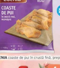 EDENIA coaste de pui în crustă fină, preprăjite 450g