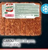 CAROLI mititei de porc, formați 850g