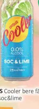 URSUS Cooler bere fără alcool, 0.5L, soc&lime