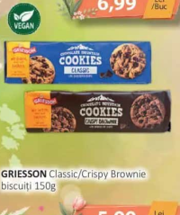 GRIESSON Classic/Crispy Brownie biscuiți 150g