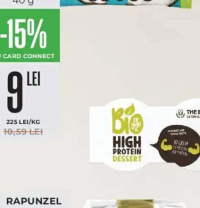 RAPUNZEL Baton cu cocos bio, 40 g