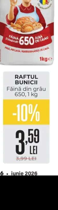 RAFTUL BUNICII Făină din grâu 650, 1 kg