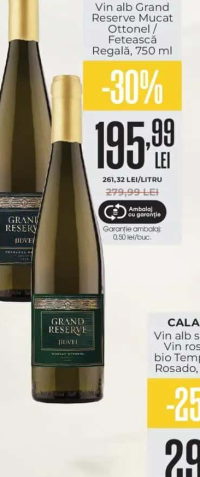 Jidvei Vin alb Grand Reserve Muscat Ottonel / Fetească Regală, 750 ml