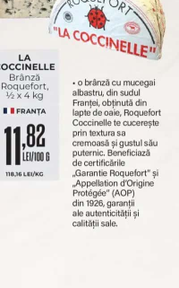 La Coccinelle Brânză Roquefort