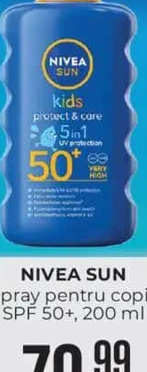 NIVEA SUN Spray pentru copii, SPF 50+, 200 ml