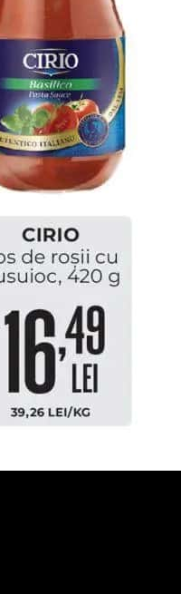 CIRIO Sos de roșii cu busuioc, 420 g
