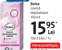 Balea cremă depilatoare 150 ml