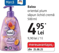Balea oriental plum săpun lichid cremă 500 ml