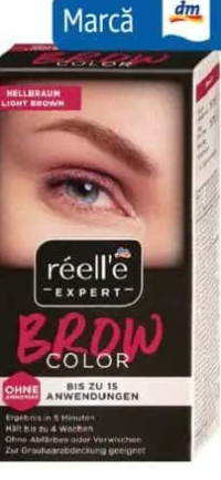 réell'e EXPERT vopsea pentru sprâncene două culori 1 buc.