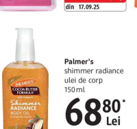 Palmer's shimmer radiance ulei de corp 150 ml