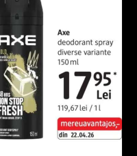 Axe deodorant spray diverse variante 150 ml