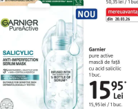 Garnier pure active mască de faţă cu acid salicilic 1 buc.