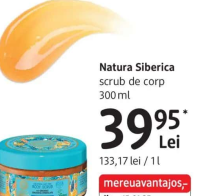 Natura Siberica scrub de corp 300 ml