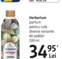 Herbarium parfum pentru rufe diverse variante 80 spălări 200 ml