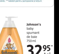Johnson's baby spumant de baie 750 ml