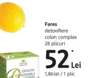 Fares detoxifiere colon complex 28 plicuri