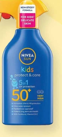 Nivea Sun protect & care kids spray protecție solară FPS 50+ 250 ml