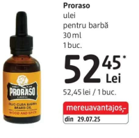 Proraso ulei pentru barbă 30 ml 1 buc.