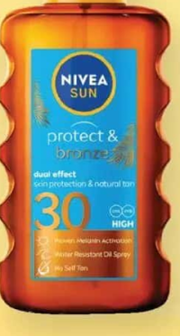 Nivea Sun protect & bronze ulei protecție solară FPS 30 200 ml