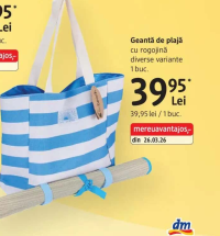 Geantă de plajă cu rogojină diverse variante