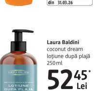 Laura Baldini coconut dream loțiune după plajă 250 ml