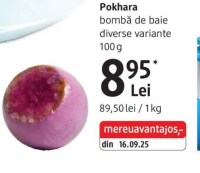 Pokhara bombă de baie diverse variante 100 g