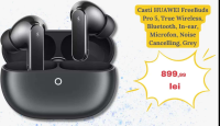 HUAWEI Casti FreeBuds Pro 3, True Wireless, Bluetooth, In-ear, Microfon, Noise Cancelling, Grey