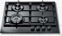 Plita incorporabila WHIRLPOOL GOA 6425/NB1, Gaz, 4 arzatoare, Wok, negru