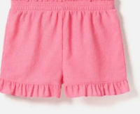 Pantaloni scurți pentru fete cu volănaș