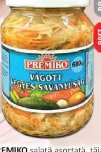 PREMIKO salată asortată, tăiată 720ml