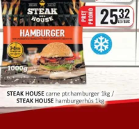 STEAK HOUSE carne ptr.hamburger 1kg