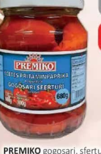 PREMIKO gogoșari, sferturi 720ml