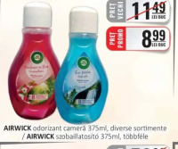 AIRWICK odorizant cameră 375ml, diverse sortimente