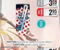 PÖTTYÖS băutură din lapte, cu cacao 200ml / PÖTTYÖS kakaós tejital 200ml