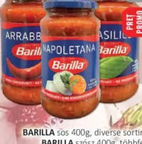 BARILLA sos 400g, diverse sortimente