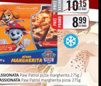PASSIONATA Paw Patrol pizza margherita 275g
