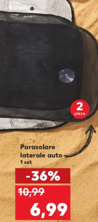 Parasolare laterale auto 2 piese