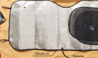 Parasolar folie de aluminiu 1 buc