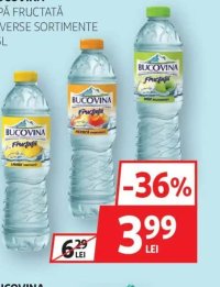 BUCOVINA Apă fructată diverse sortimente 1.5L
