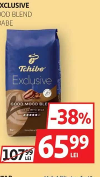 Tchibo Exclusive Good Mood Blend Cafea Boabe 1kg
