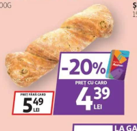 Pâine Mediteraneană Măsline 300g